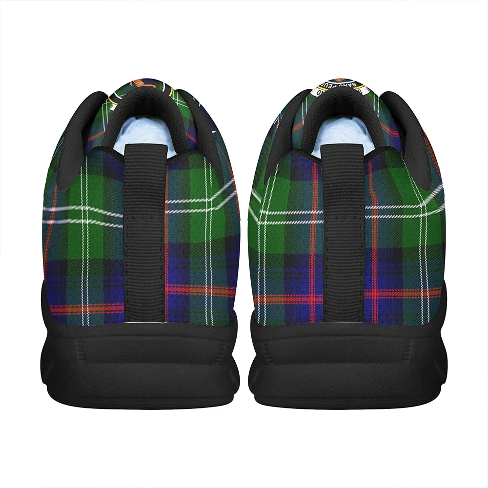 Sutherland Modern Tartan Crest Sneakers