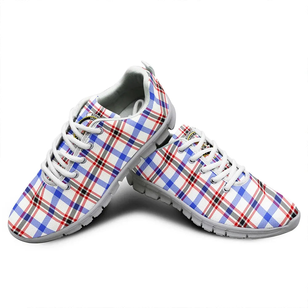 Boswell Modern Tartan Crest Sneakers