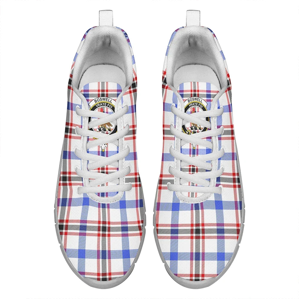 Boswell Modern Tartan Crest Sneakers