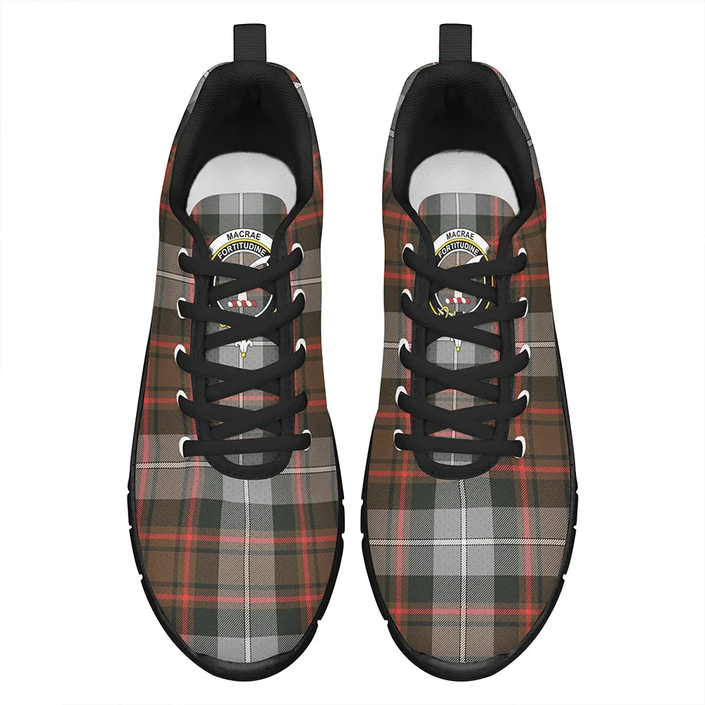 MacRae Hunting Weathered Tartan Crest Sneakers