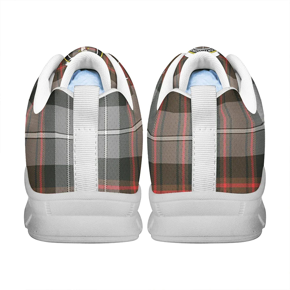 MacRae Hunting Weathered Tartan Crest Sneakers