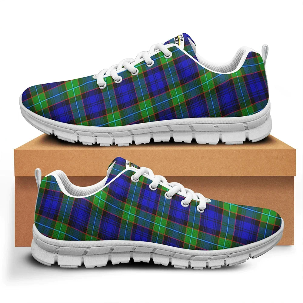 Sempill Modern Tartan Crest Sneakers