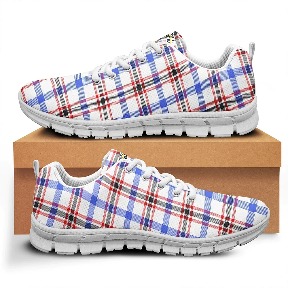 Boswell Modern Tartan Crest Sneakers