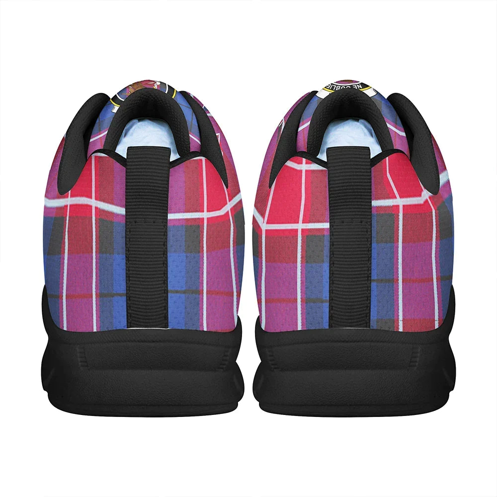 Graham of Menteith Red Tartan Crest Sneakers