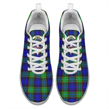 Sempill Modern Tartan Crest Sneakers