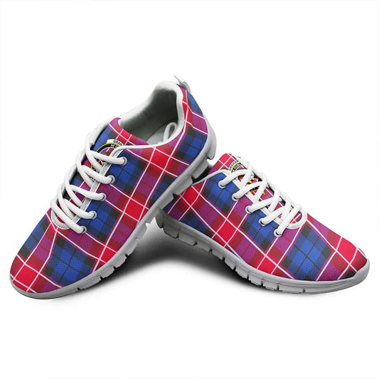 Graham of Menteith Red Tartan Crest Sneakers