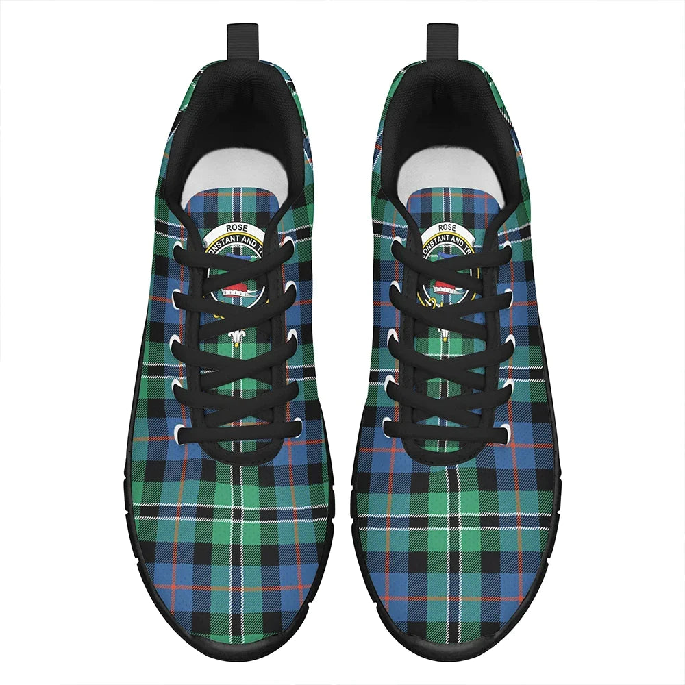 Rose Hunting Ancient Tartan Crest Sneakers