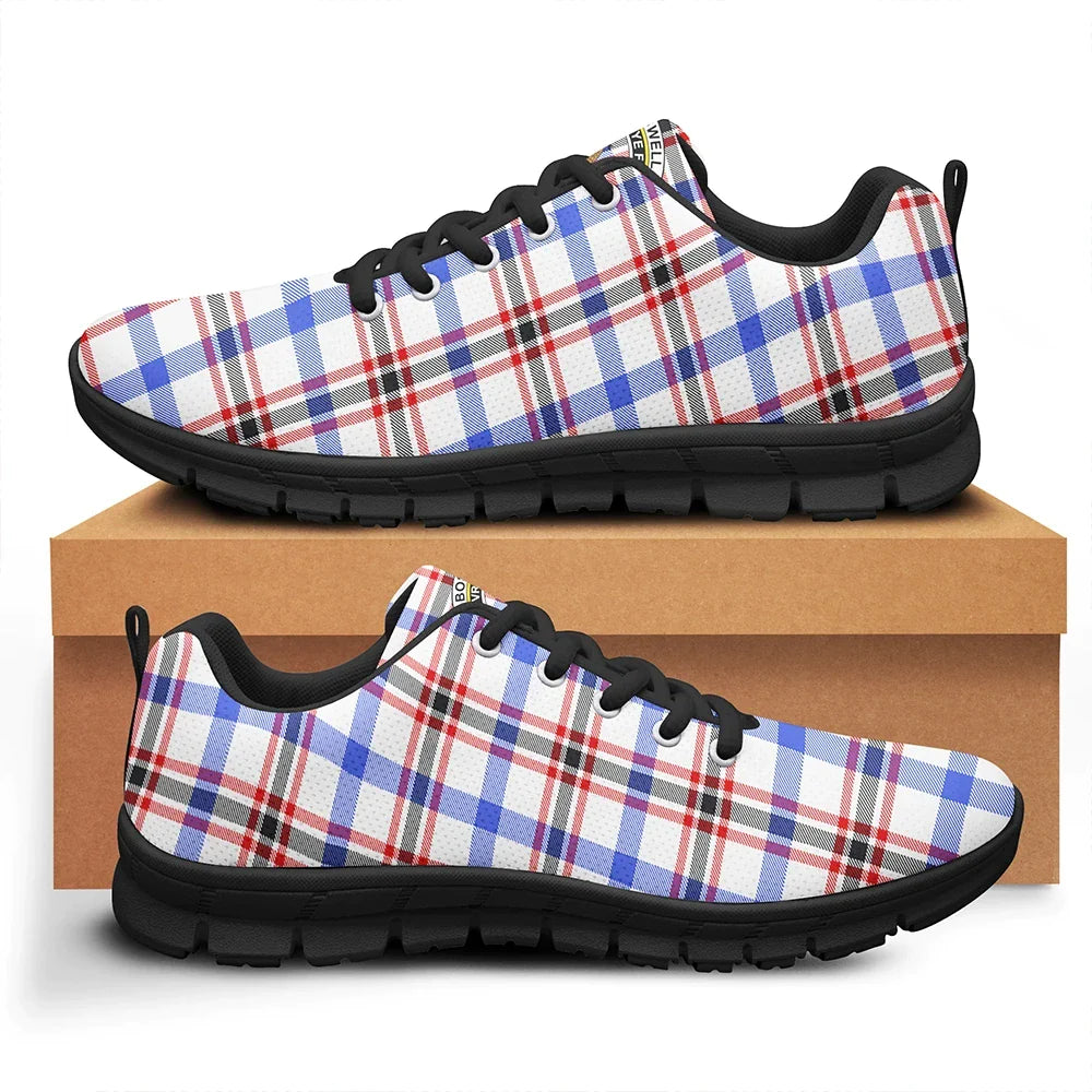 Boswell Modern Tartan Crest Sneakers