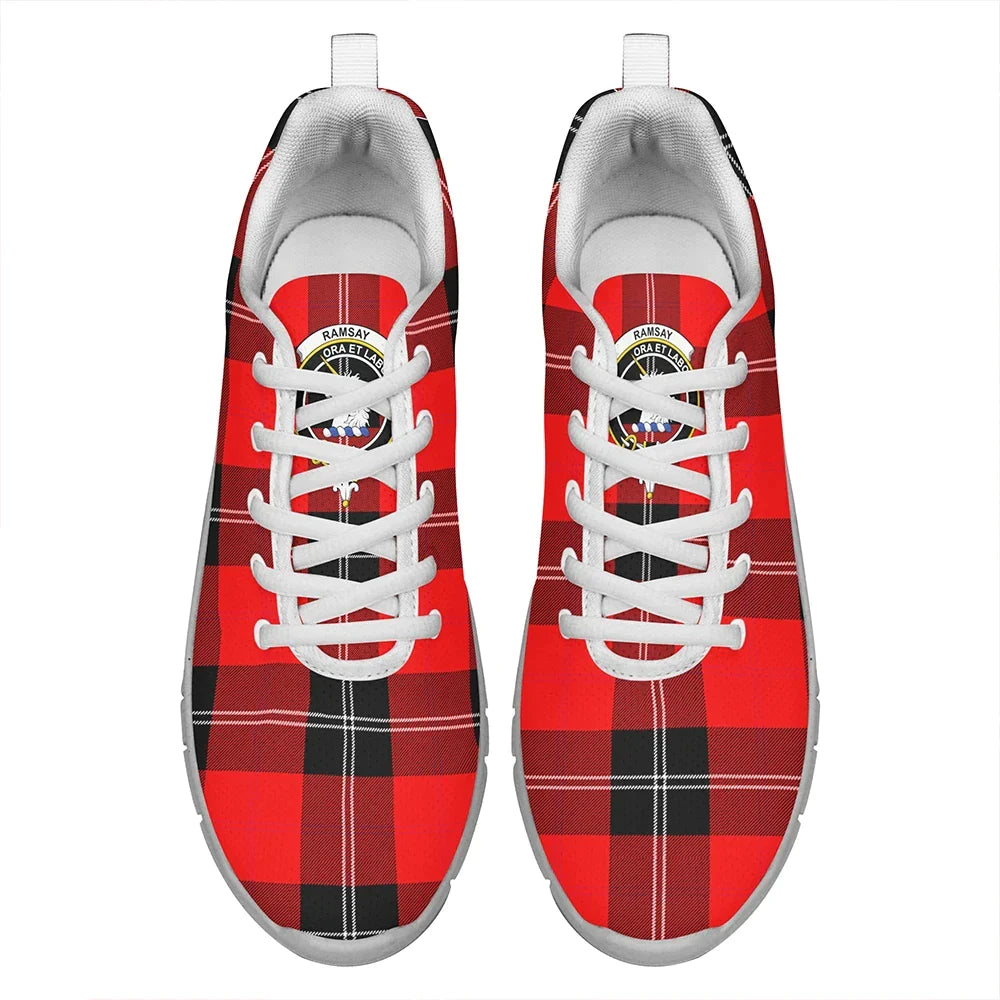 Ramsay Modern Tartan Crest Sneakers