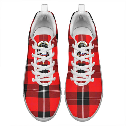 Ramsay Modern Tartan Crest Sneakers