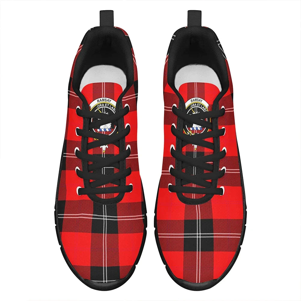 Ramsay Modern Tartan Crest Sneakers