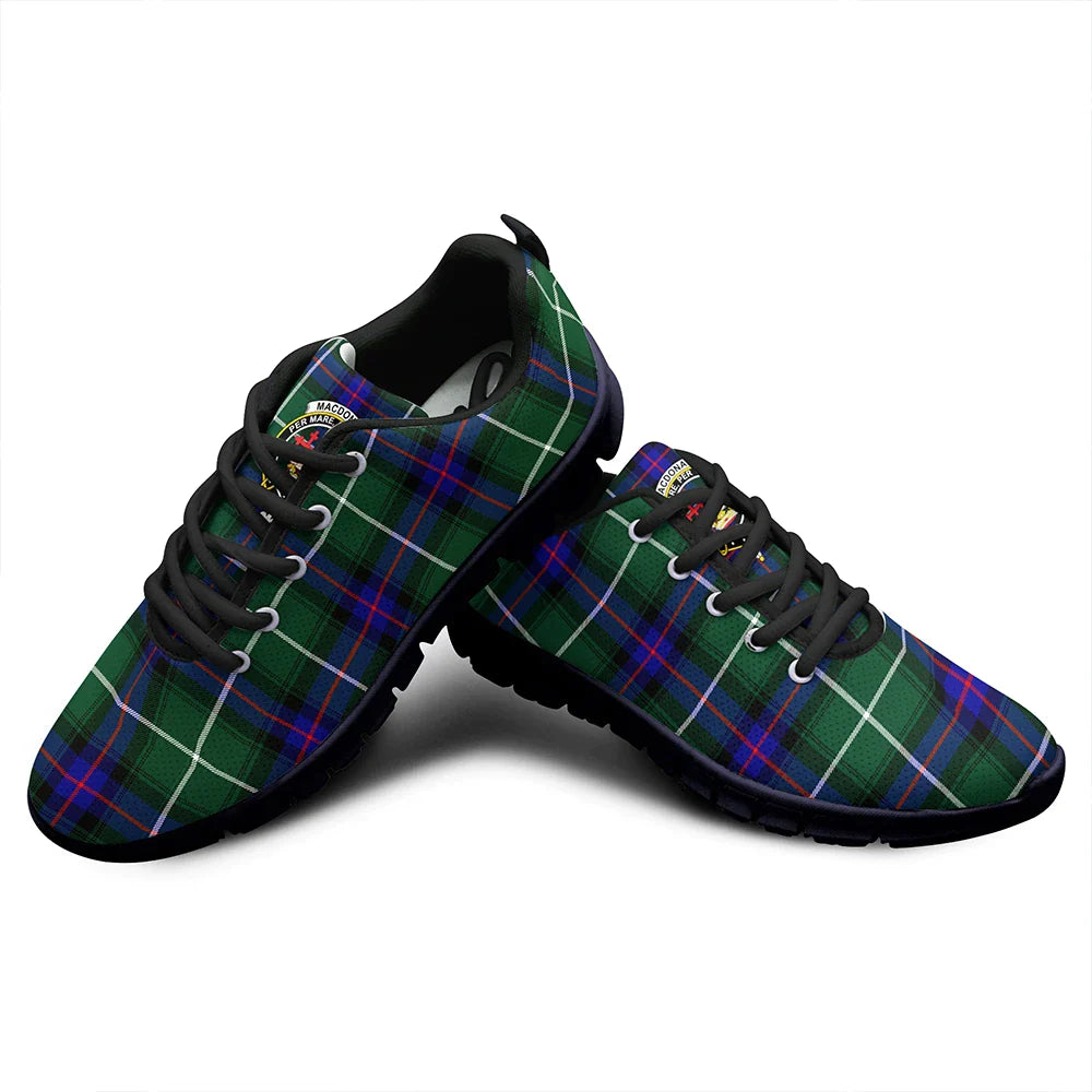 MacDonald of the Isles Hunting Modern Tartan Crest Sneakers