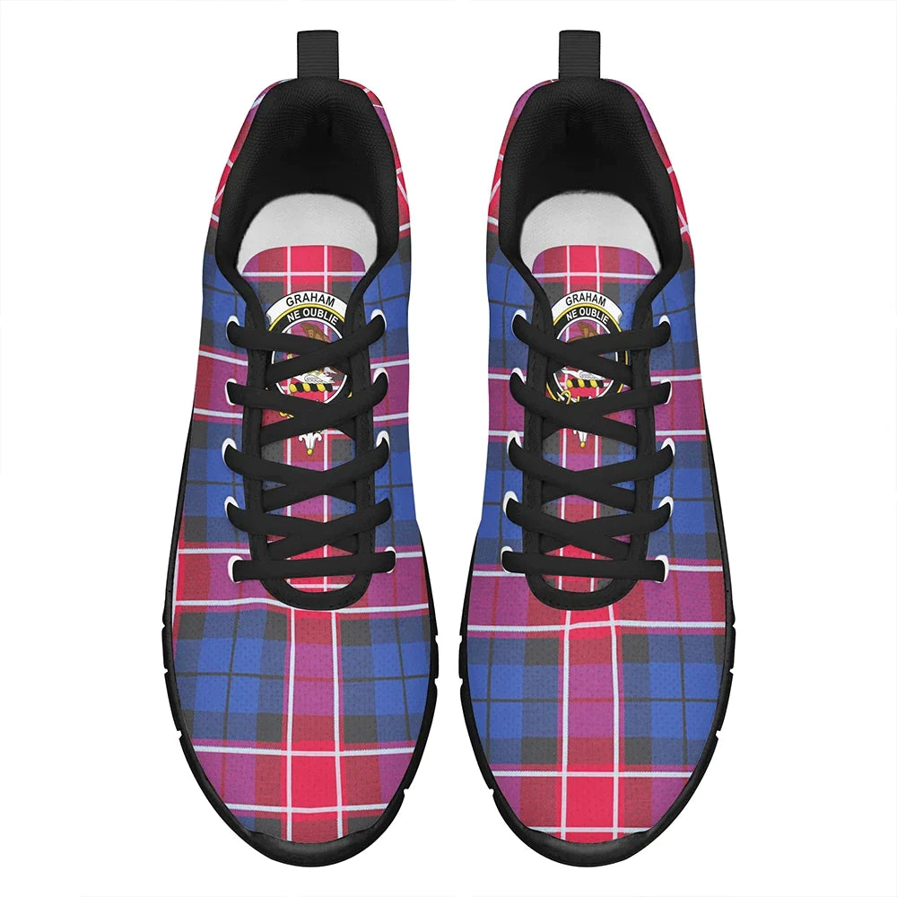 Graham of Menteith Red Tartan Crest Sneakers