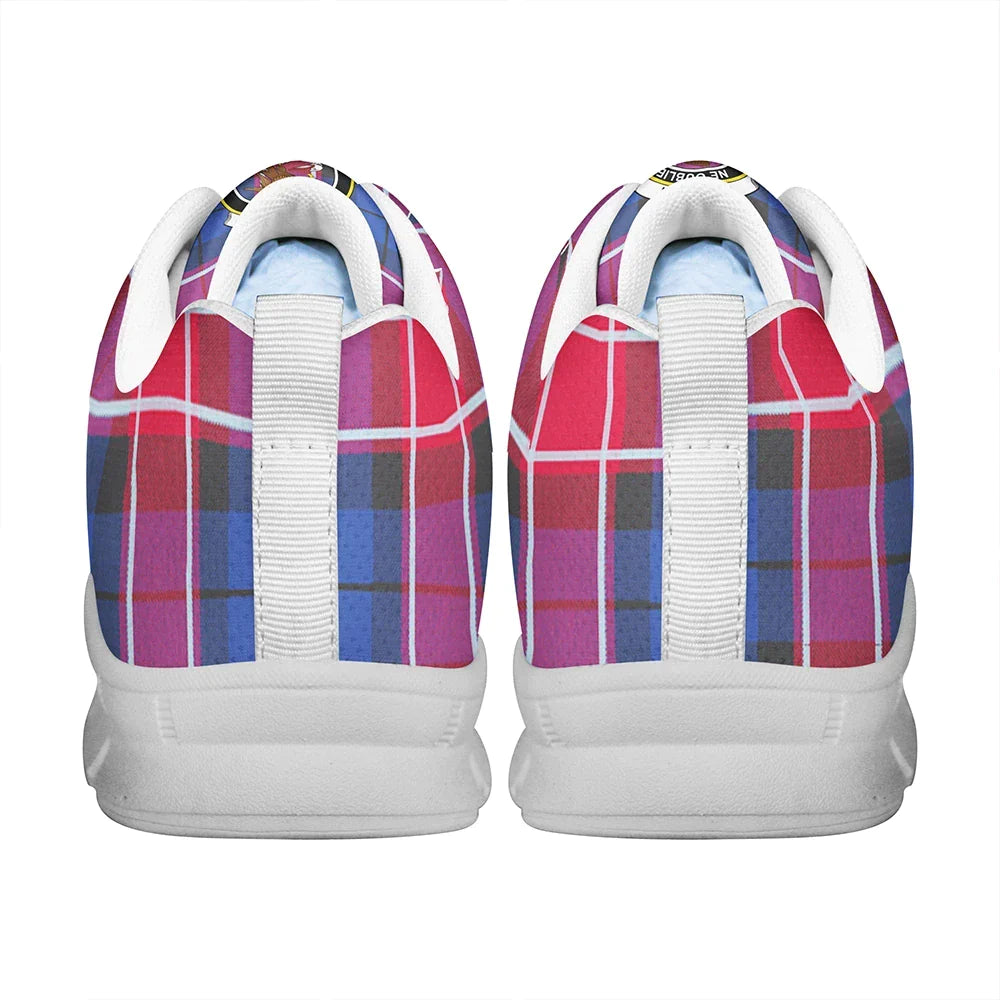 Graham of Menteith Red Tartan Crest Sneakers