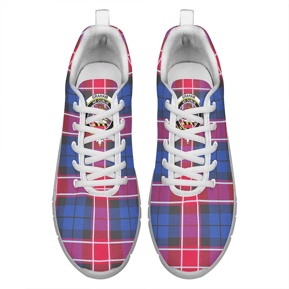 Graham of Menteith Red Tartan Crest Sneakers