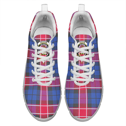 Graham of Menteith Red Tartan Crest Sneakers