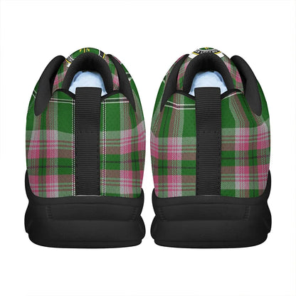 Gray Tartan Crest Sneakers