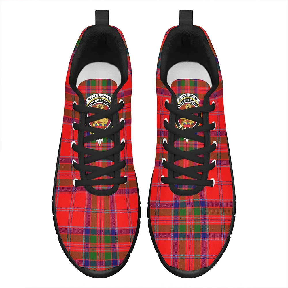 MacGillivray Modern Tartan Crest Sneakers