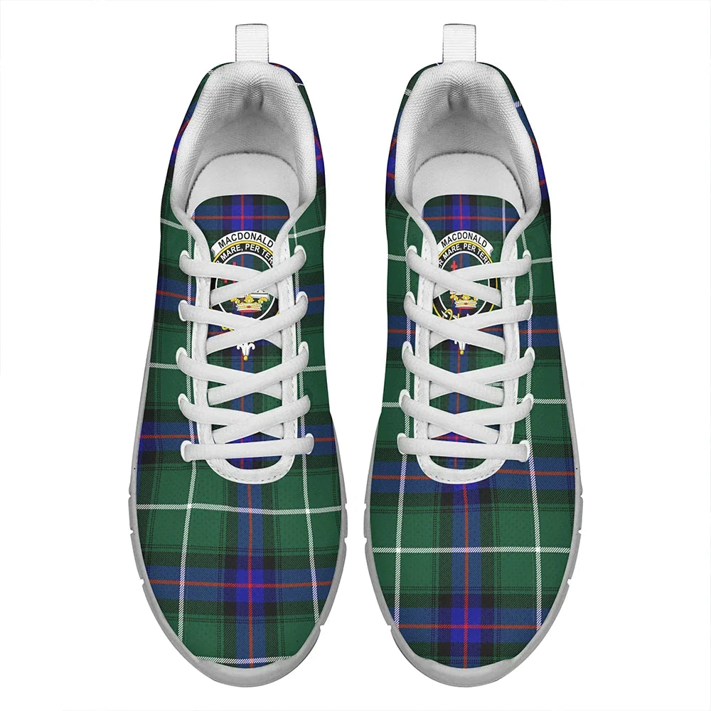 MacDonald of the Isles Hunting Modern Tartan Crest Sneakers