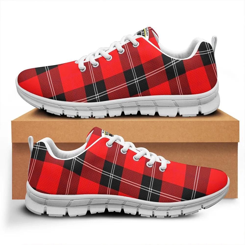 Ramsay Modern Tartan Crest Sneakers