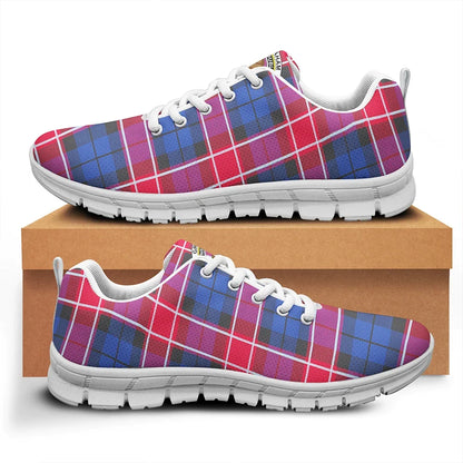 Graham of Menteith Red Tartan Crest Sneakers