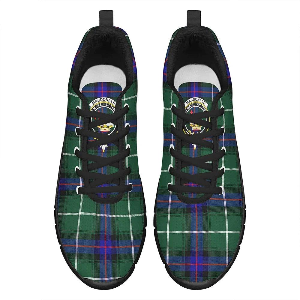 MacDonald of the Isles Hunting Modern Tartan Crest Sneakers