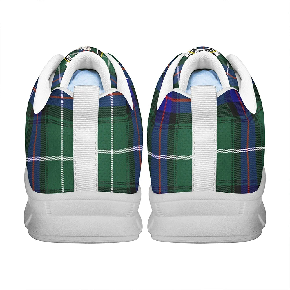 MacDonald of the Isles Hunting Modern Tartan Crest Sneakers