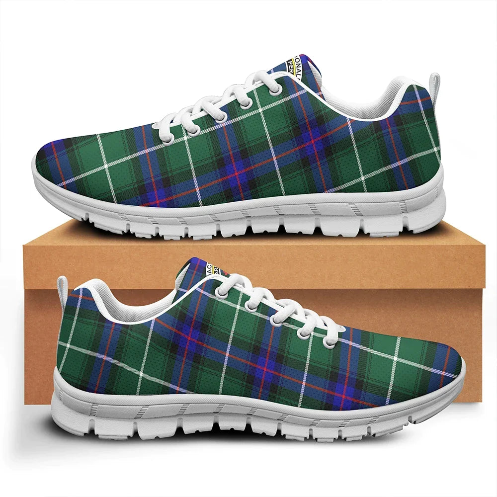 MacDonald of the Isles Hunting Modern Tartan Crest Sneakers