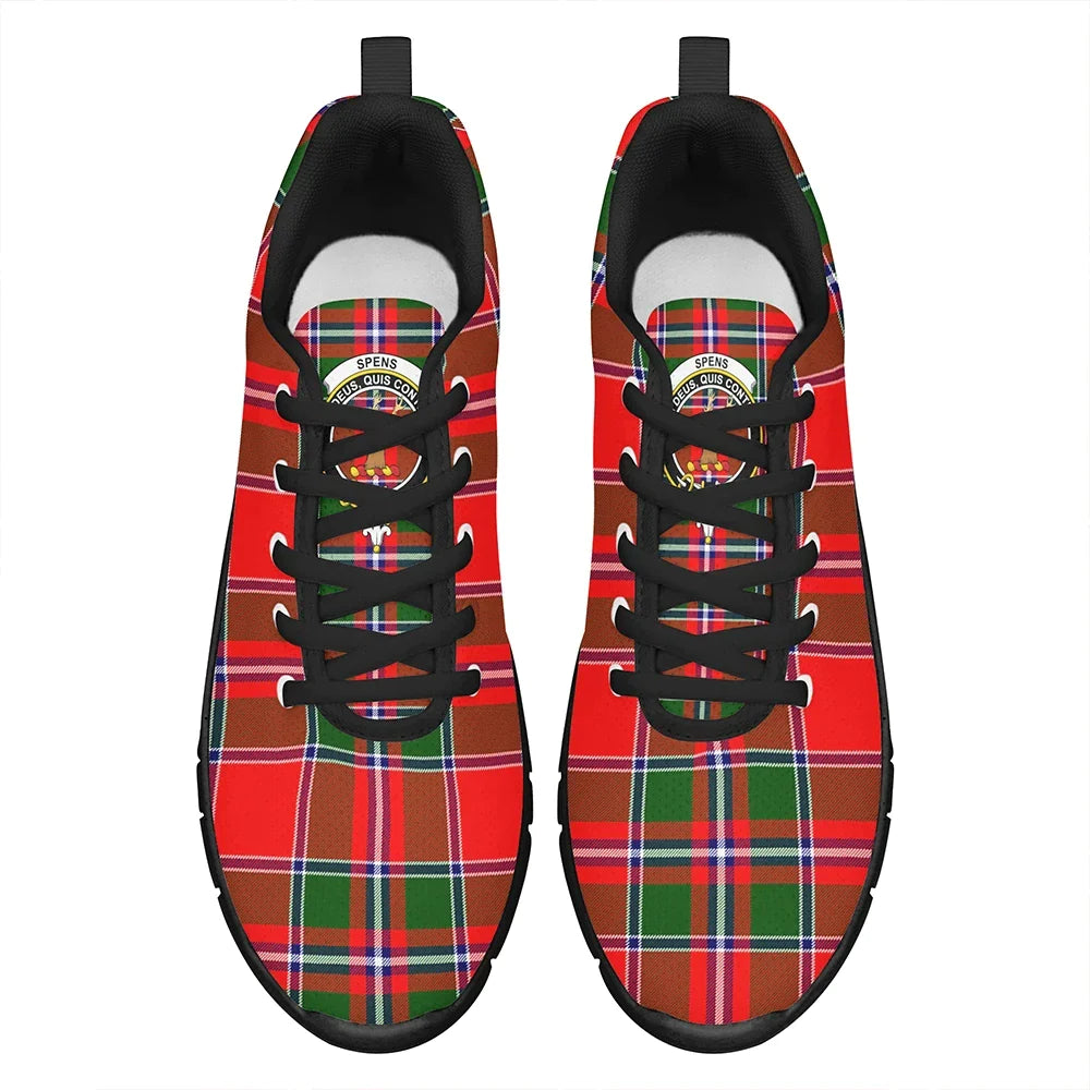 Spens Modern Tartan Crest Sneakers