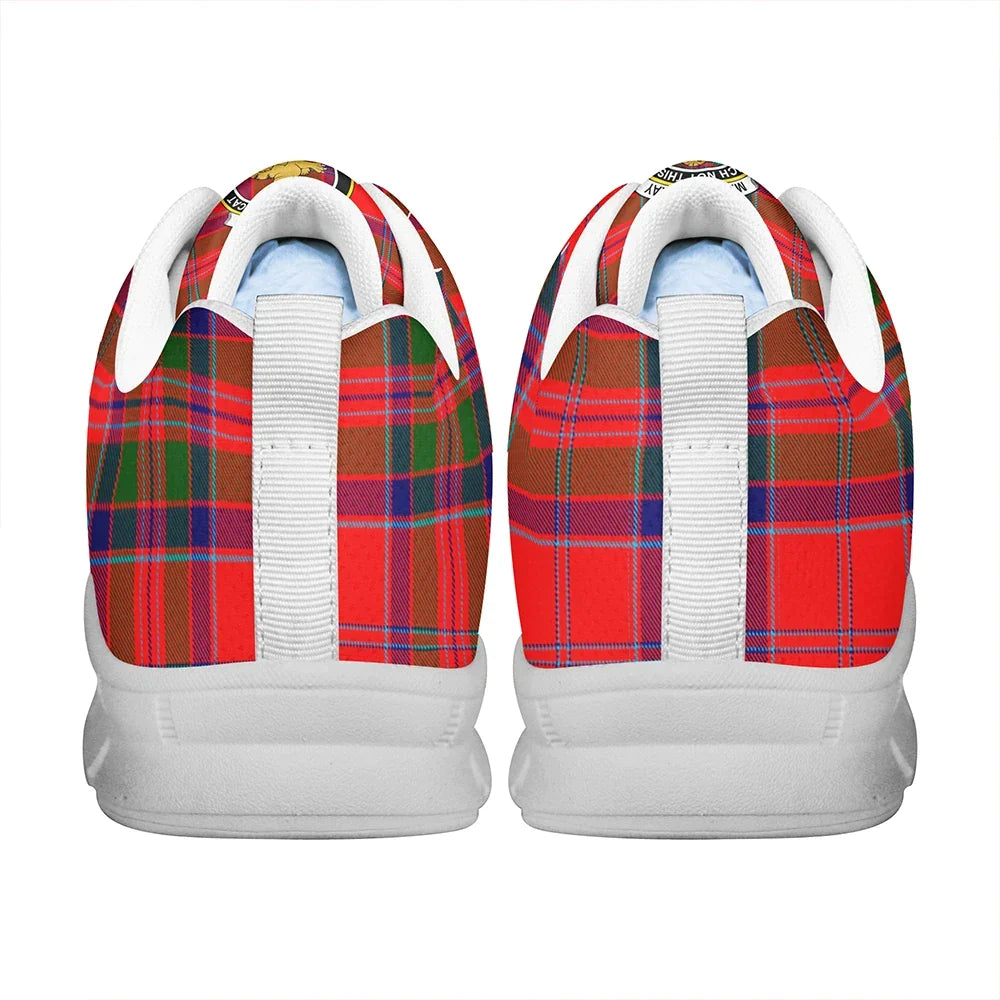 MacGillivray Modern Tartan Crest Sneakers