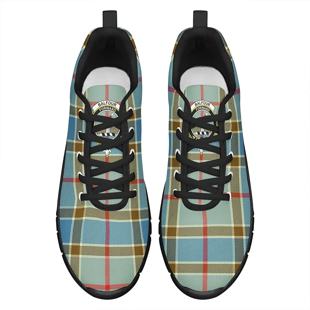 Balfour Blue Tartan Crest Sneakers