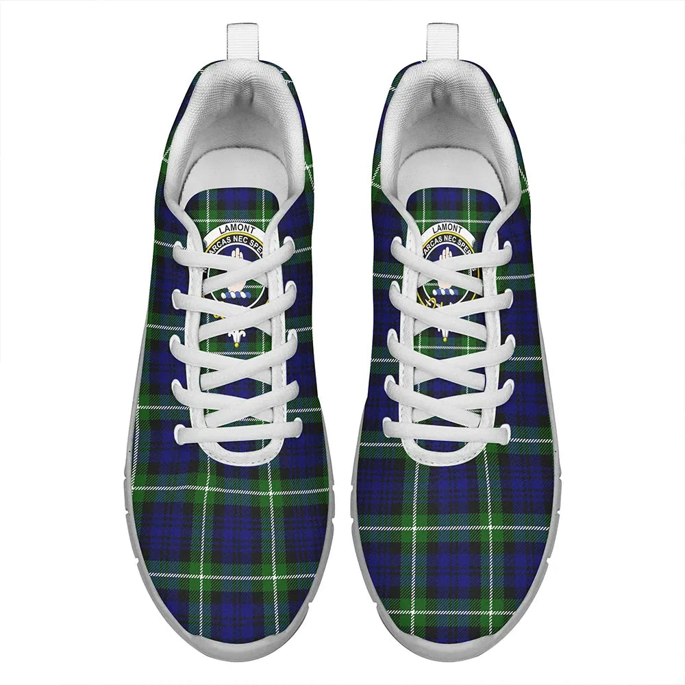 Lamont Modern Tartan Crest Sneakers