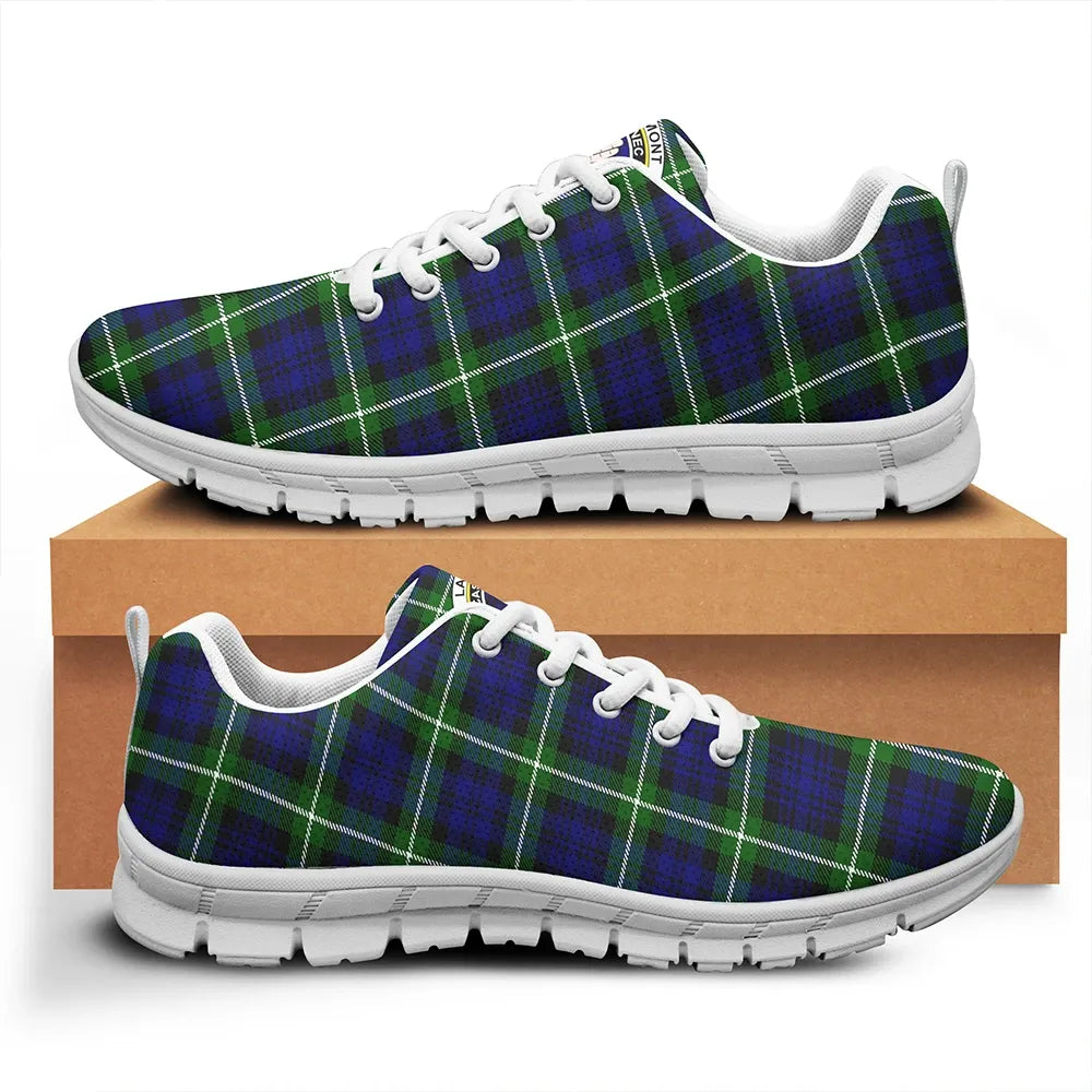 Lamont Modern Tartan Crest Sneakers