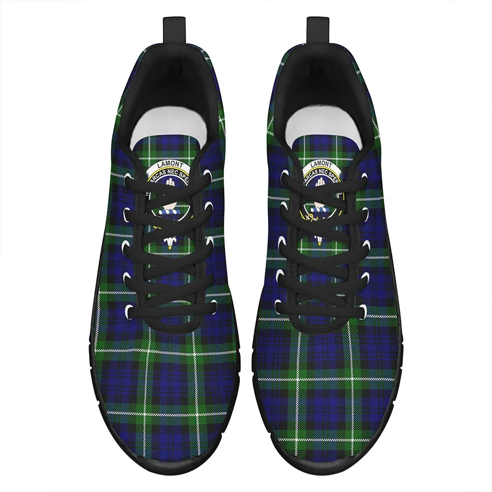 Lamont Modern Tartan Crest Sneakers