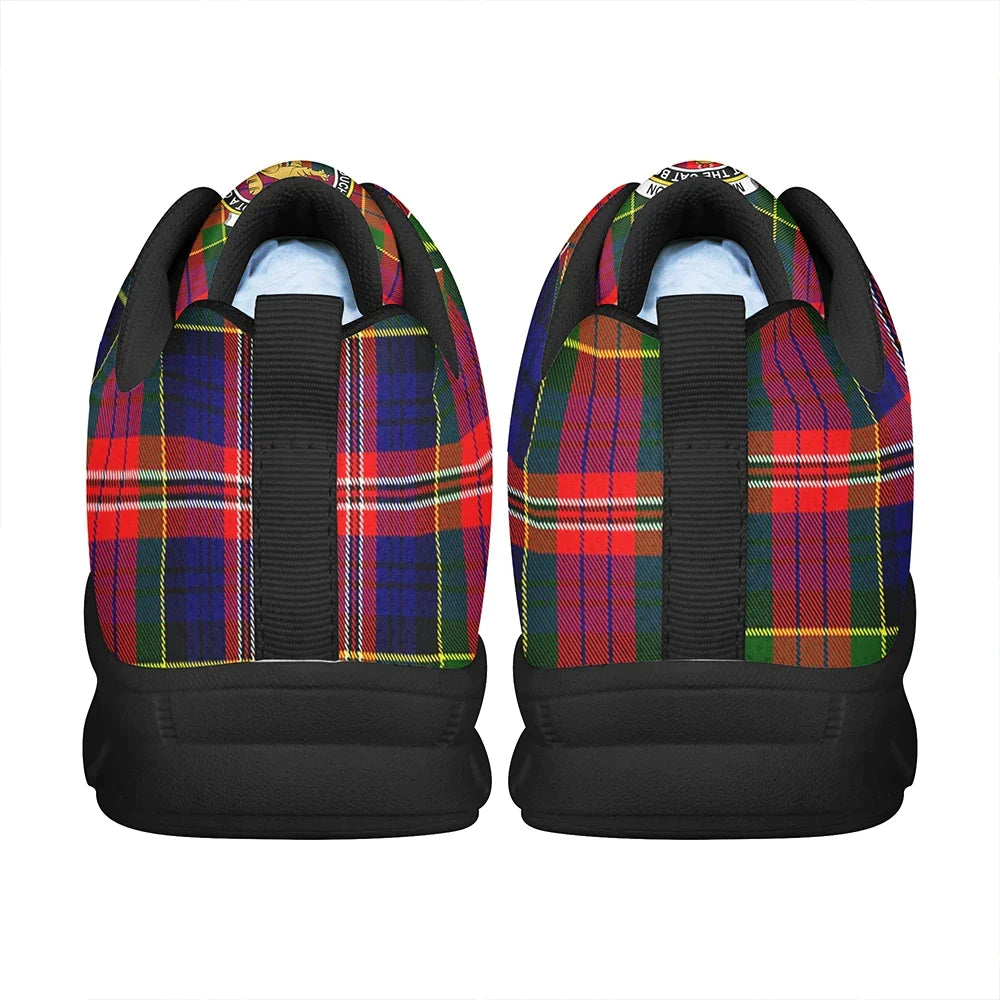 MacPherson Modern Tartan Crest Sneakers