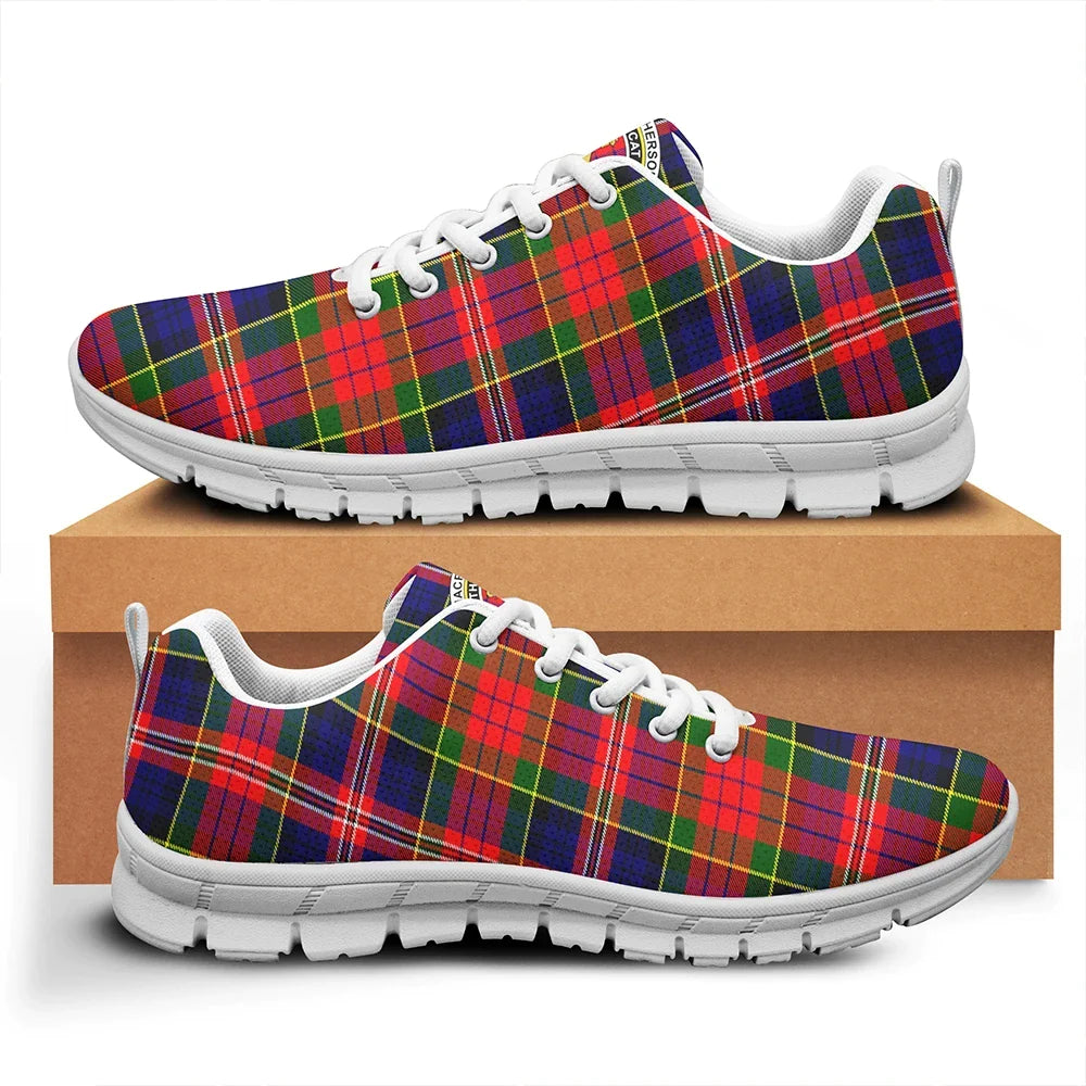 MacPherson Modern Tartan Crest Sneakers