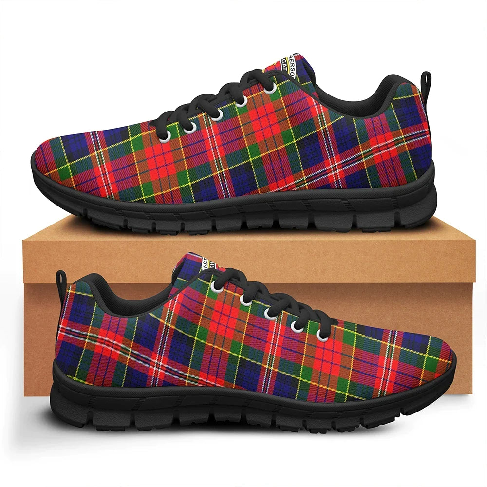 MacPherson Modern Tartan Crest Sneakers