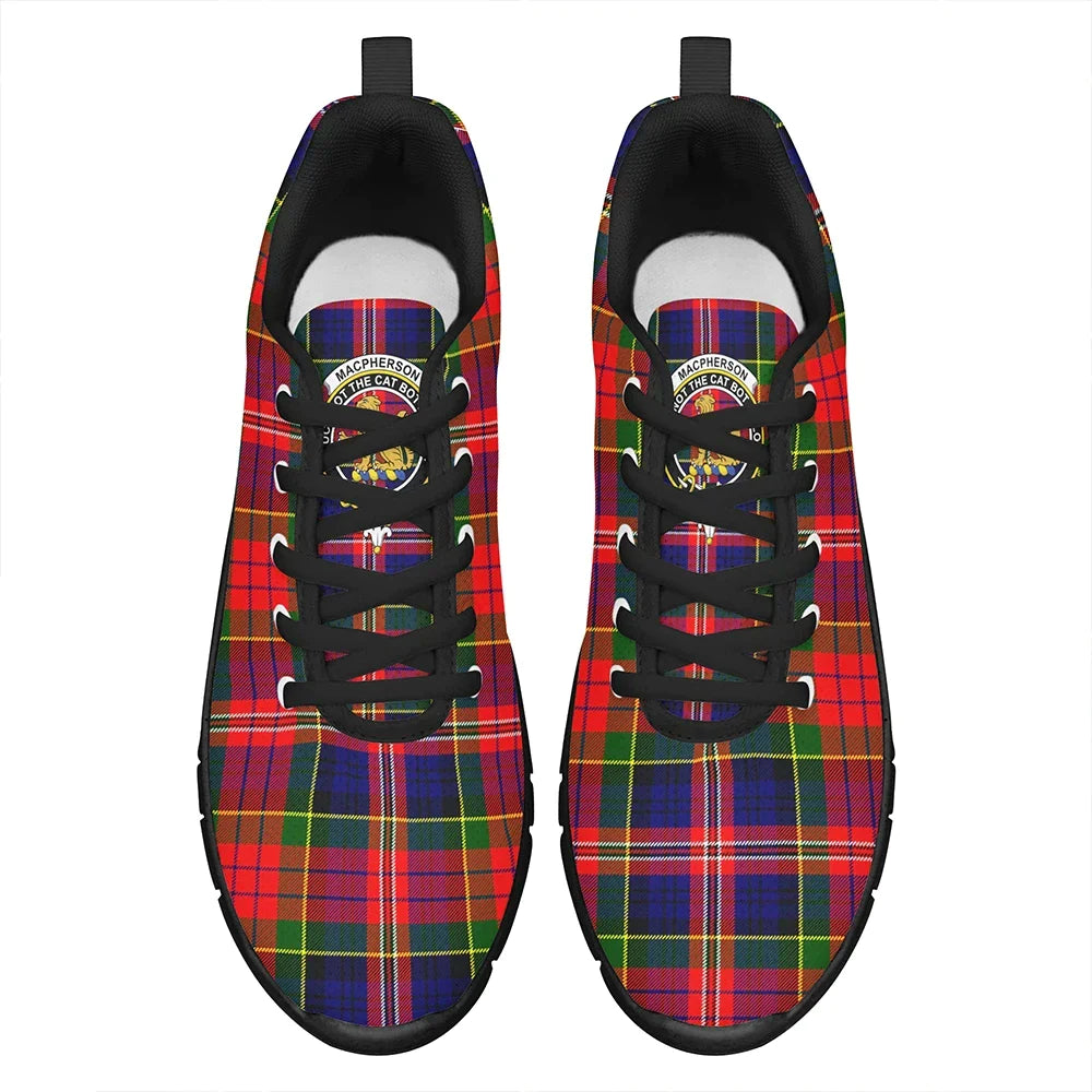 MacPherson Modern Tartan Crest Sneakers