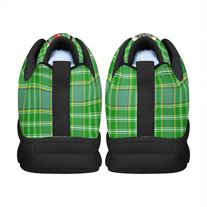 Currie Tartan Crest Sneakers