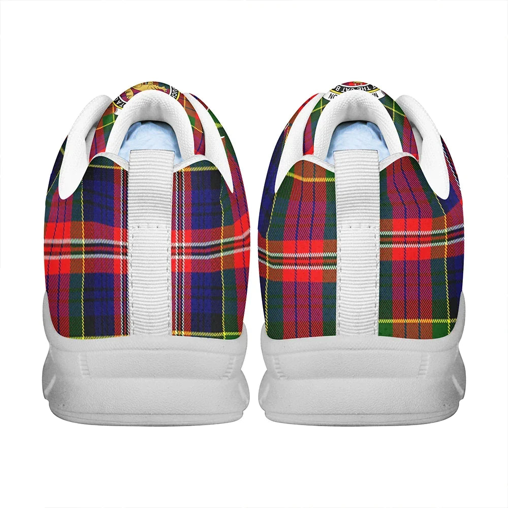 MacPherson Modern Tartan Crest Sneakers