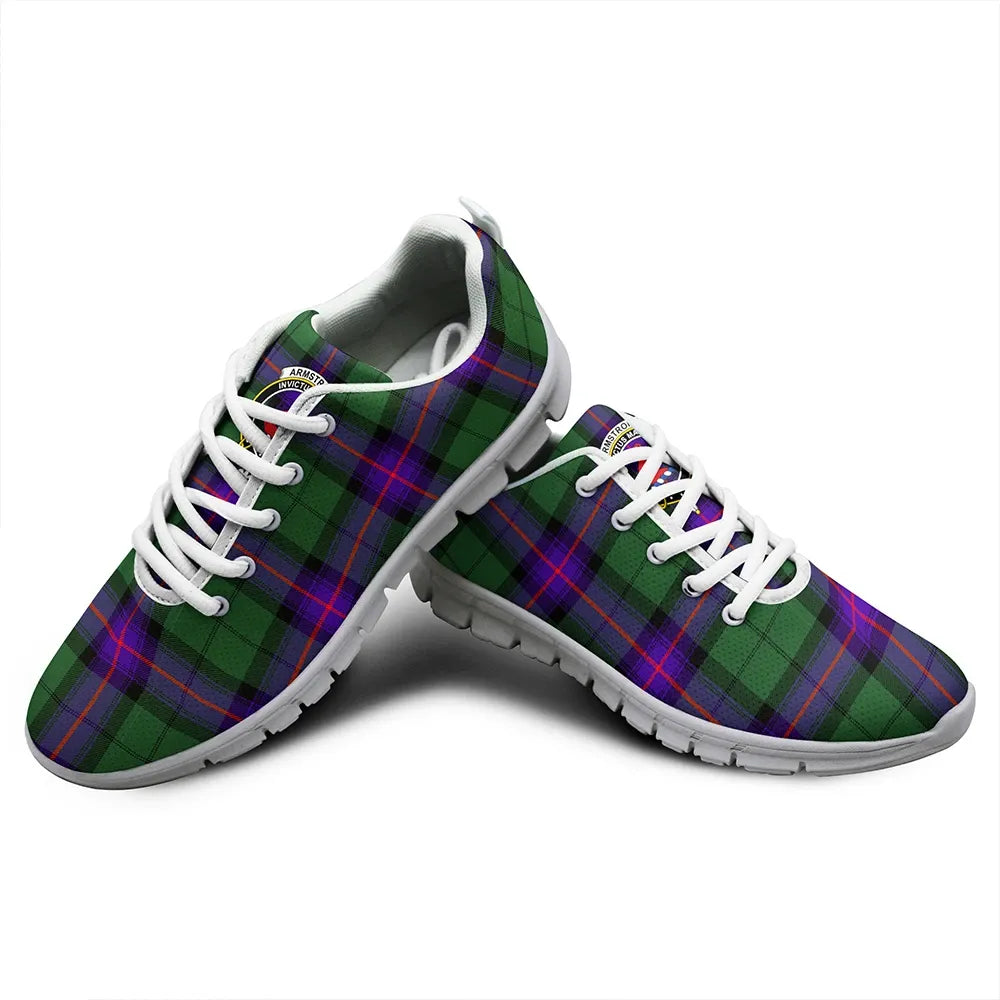 Armstrong Modern Tartan Crest Sneakers