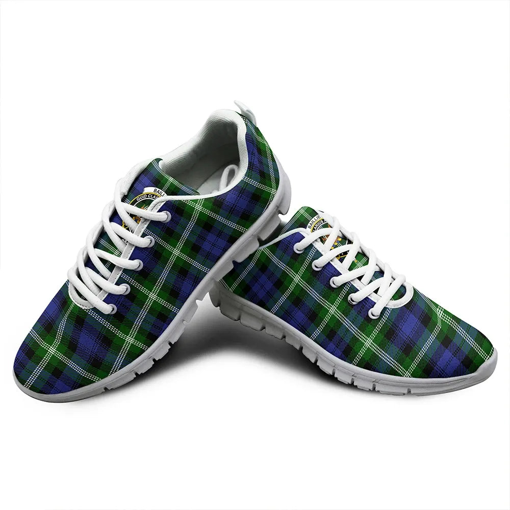 Baillie Modern Tartan Crest Sneakers