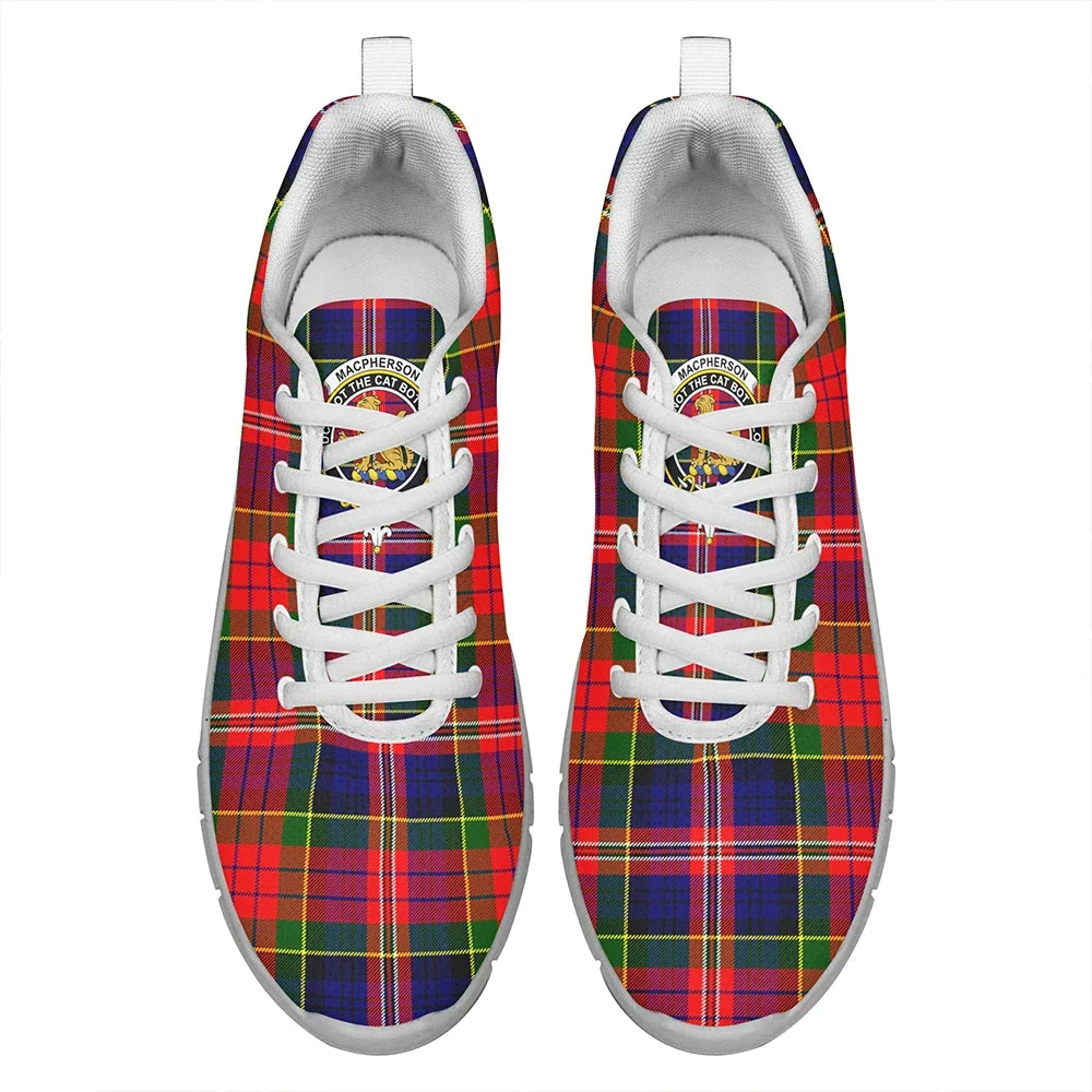 MacPherson Modern Tartan Crest Sneakers