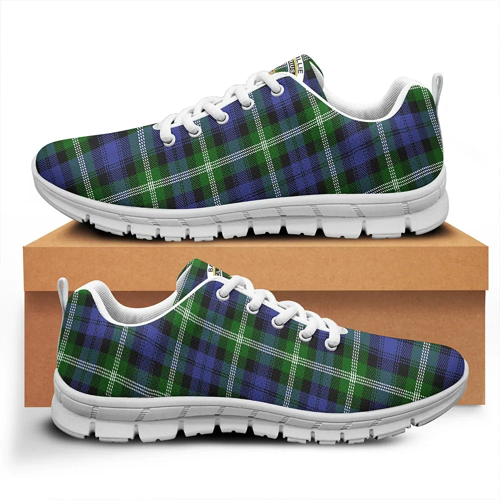 Baillie Modern Tartan Crest Sneakers