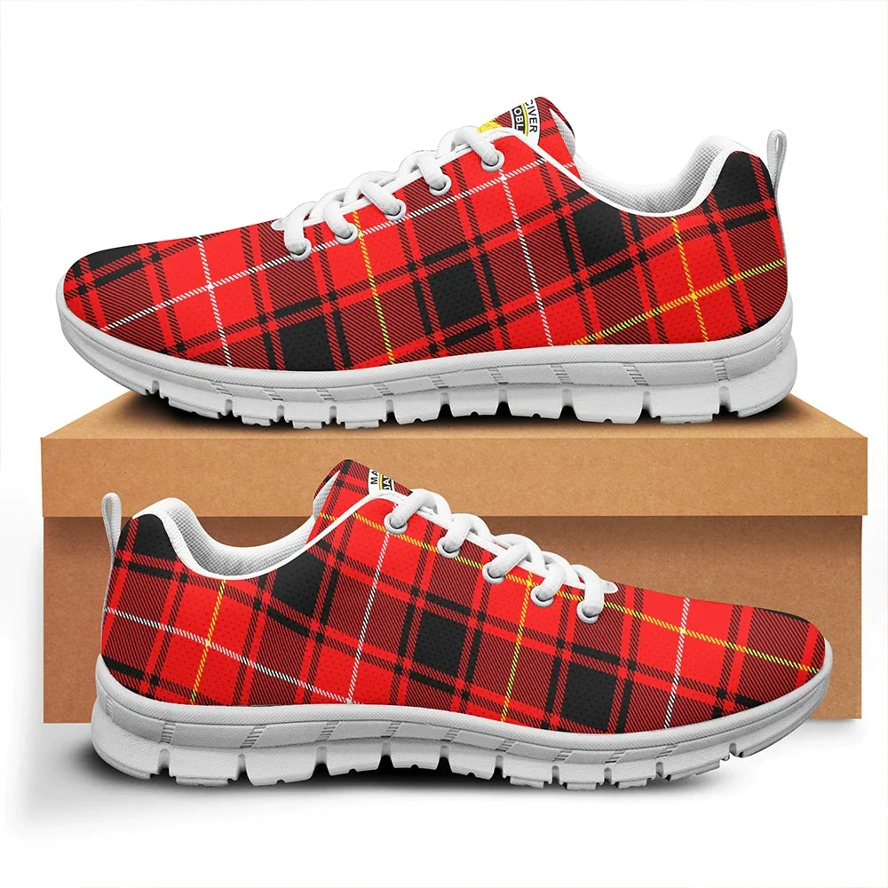 MacIver Modern Tartan Crest Sneakers