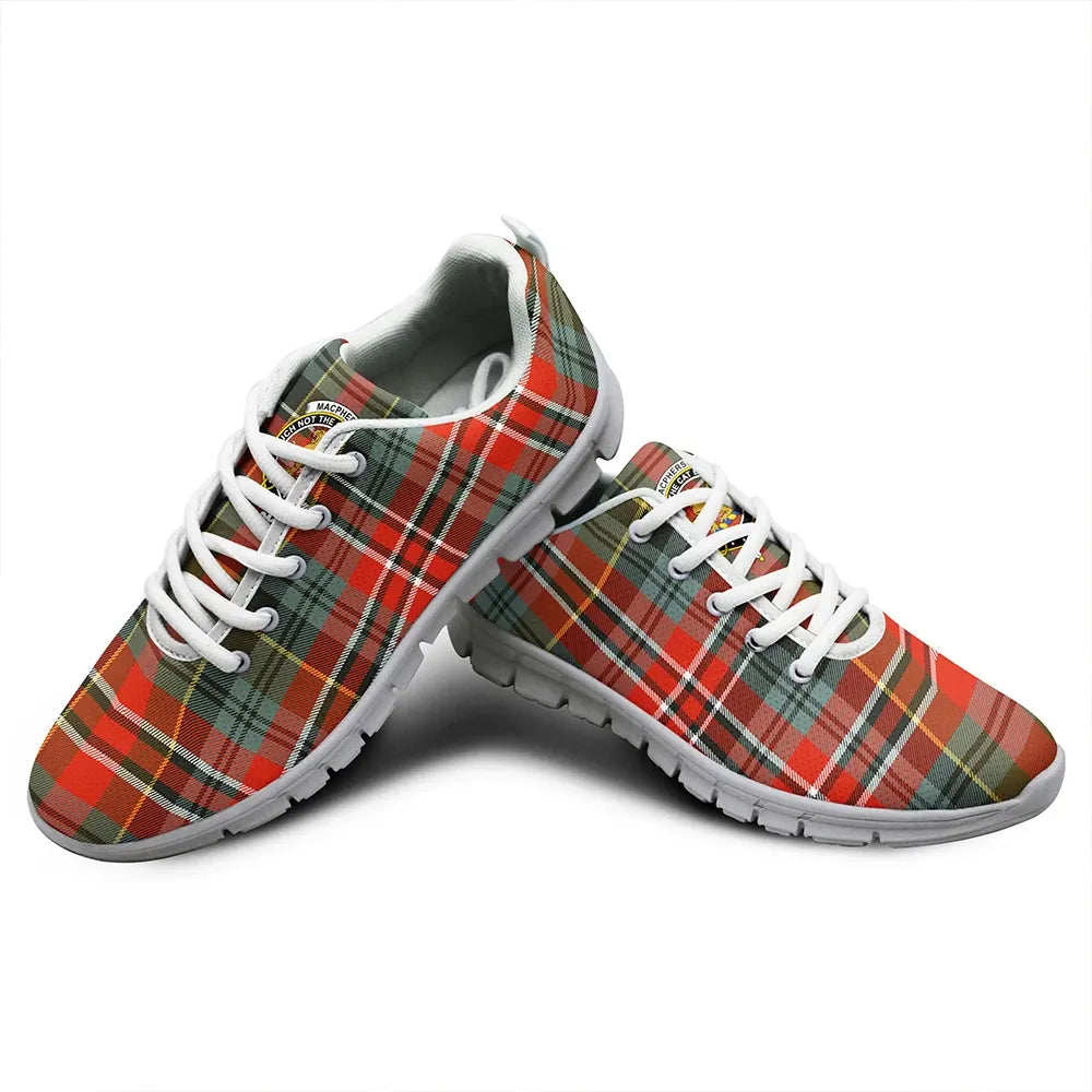 MacPherson Weathered Tartan Crest Sneakers