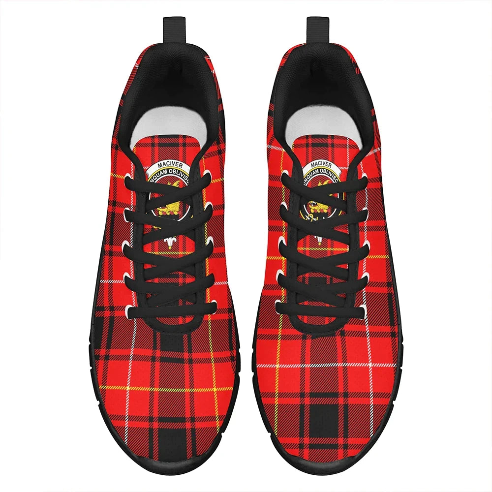 MacIver Modern Tartan Crest Sneakers