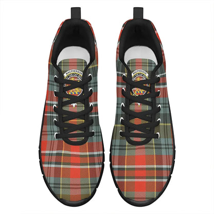 MacPherson Weathered Tartan Crest Sneakers