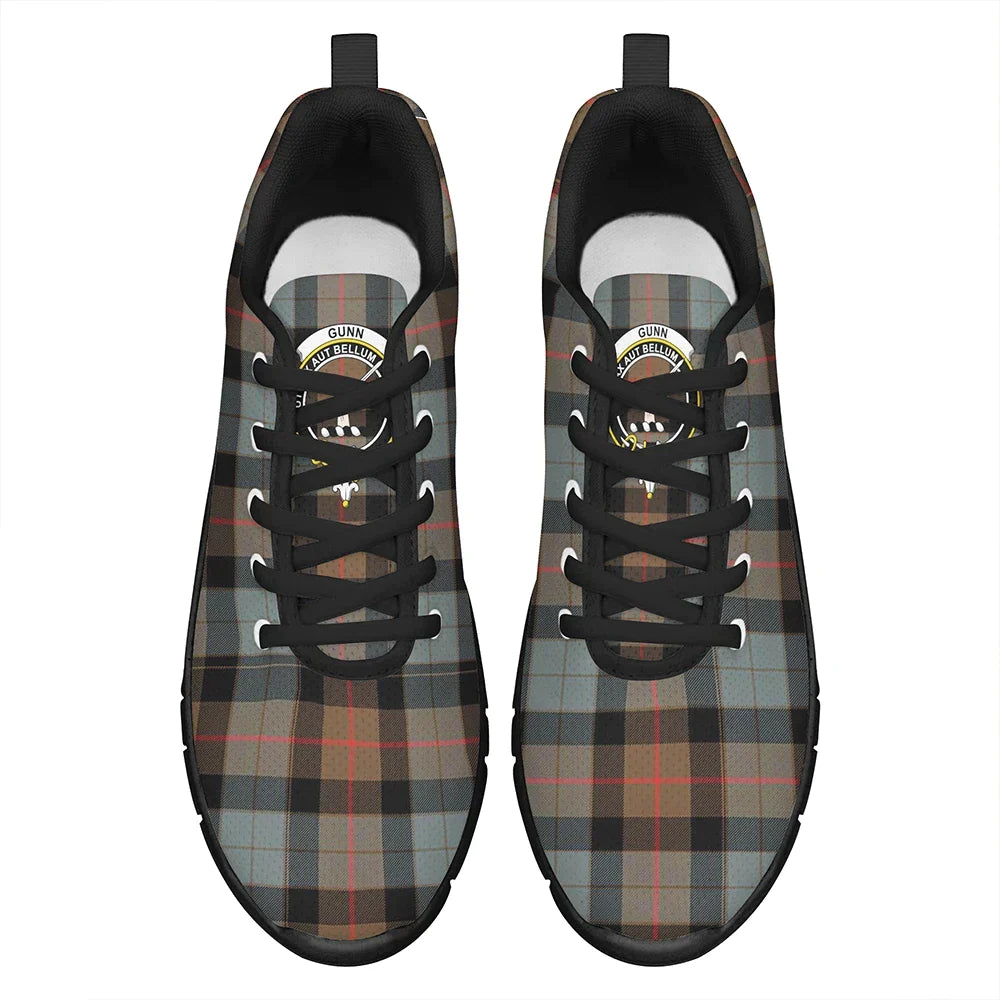 Gunn Weathered Tartan Crest Sneakers