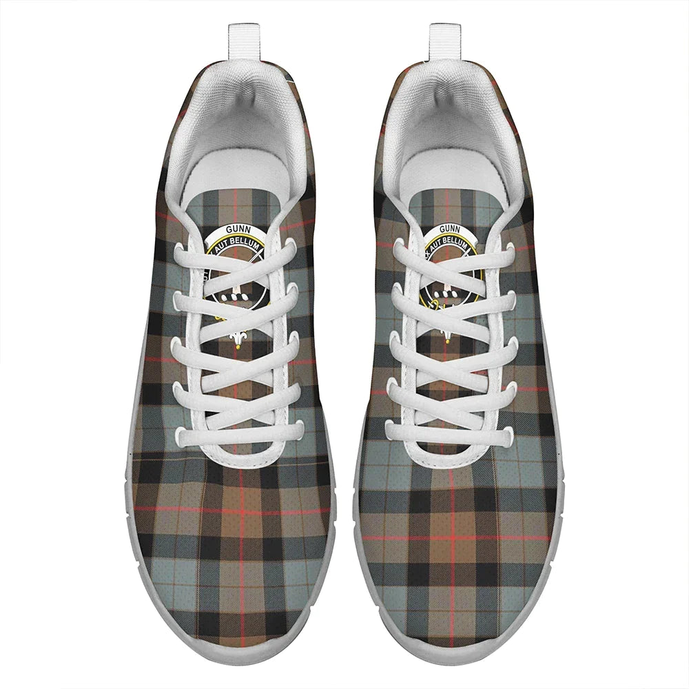 Gunn Weathered Tartan Crest Sneakers